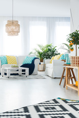 Living room in apartment
