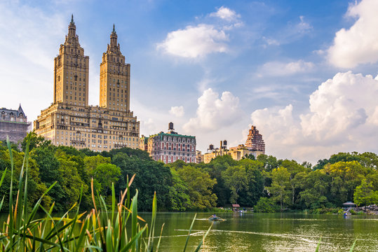 Fototapeta Central Park New York City looking towards the Upper West Side.