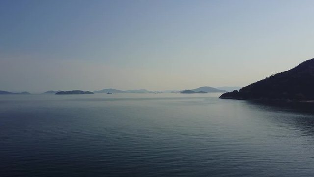 瀬戸内海の空撮