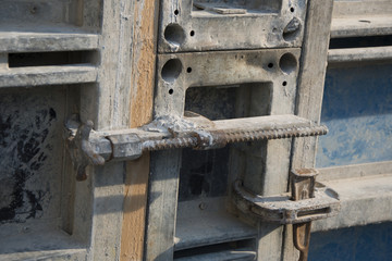 construction site concrete works cladding