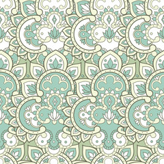 indian floral seamless pattern. vector background