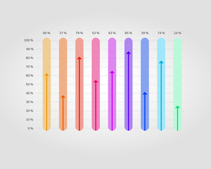 Vector infographic diagram chart