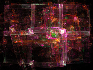 Abstract fractal background