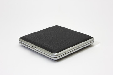 Leather Cigarette Case over white background