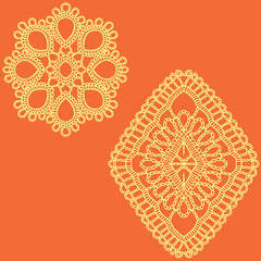 Vector lace design 