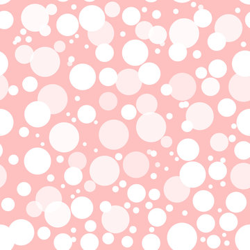 Bubble Seamless Pattern Vector