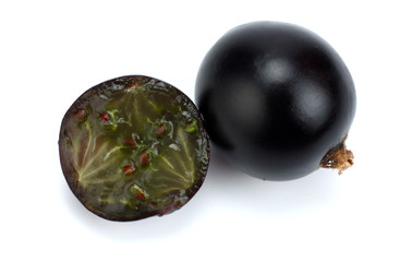 black currant isolated on white background