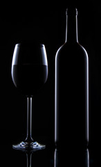 Wein und Weinglas