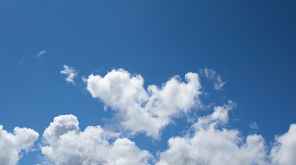 Clouds with blue sky backgrounds 