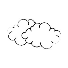 Cute cloud cartoon icon vector illustration graphic design