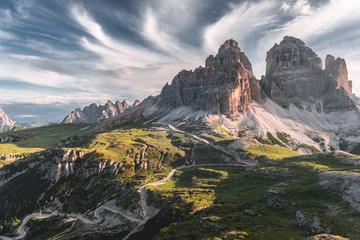 Sonnenaufgang, 3 Zinnen, Dolomiten