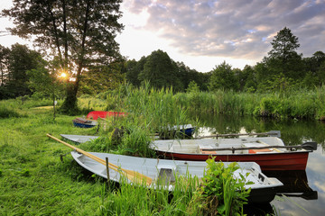 poranek nad rzeką Pisą © Janusz Lipiński