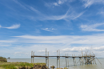 Two Jetties for Fishing in Gironde