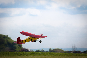 Fototapeta na wymiar Modellflug RC Flugzeug