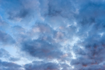 Obraz premium Sunset cloudscape background 