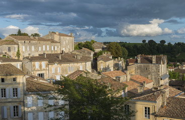 Fototapeta na wymiar View on Houses Saint-Emilion