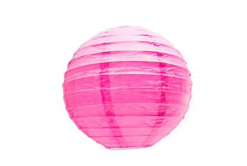 Chinese paper lantern isolated