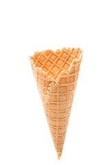 Waffle cup isolated