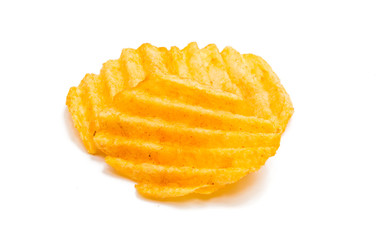 Fototapeta na wymiar Potato chips isolated