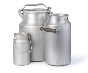 aluminium milk can