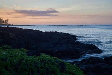 Sunset on Mauritius Beach