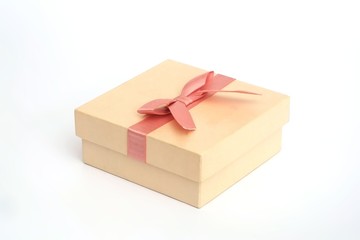 Gift box in various angles on a white background