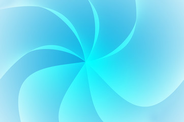 Abstract smooth blue design spin background.