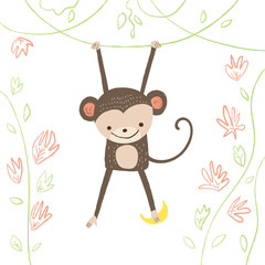 Monkey illustration