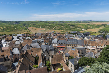 Vinyards and City of Sancerre