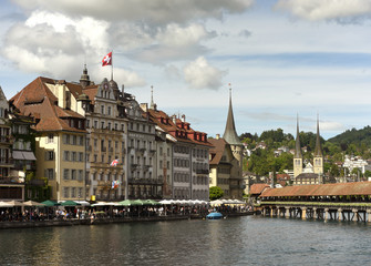 Lucerne cityscape, Switzerland.