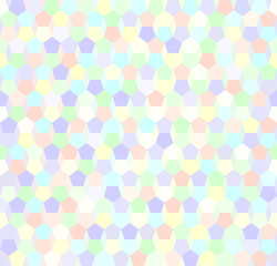 Pentagon pattern. Seamless vector