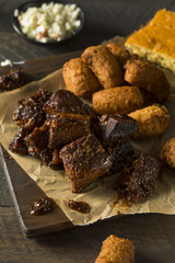 Slow Smoked Brisket Burnt Ends Barbecue