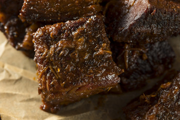 Slow Smoked Brisket Burnt Ends Barbecue