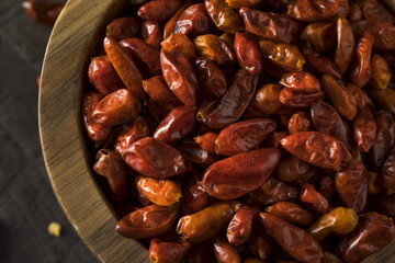 Organic Dry Small Pequin Chili Peppers