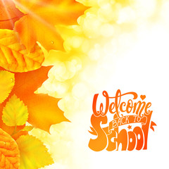 Welcome back to school