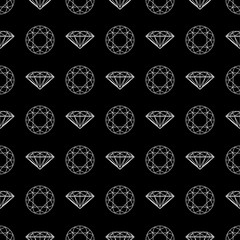 Diamond Seamless Pattern Vector