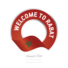 Welcome to Rabat Morocco flag logo icon