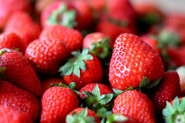 Fresh strawberry background