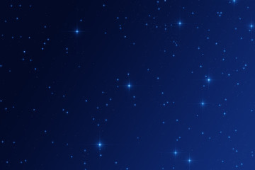 Naklejka na ściany i meble Milky way stars photographed with wide-angle lens. 