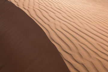 desert sand texture with sharp shadow