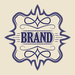 Vintage badge. Logo template