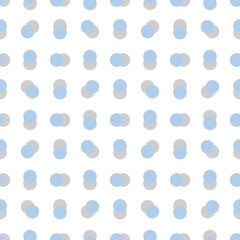 bstract Seamless Pattern Round Dot with Shadow