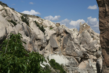 Rock Formations in Cappadocia, Turkey