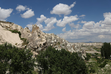 Fototapeta na wymiar View of Cappadocia in Turkey