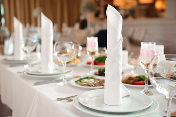 wedding banquet in a restaurant