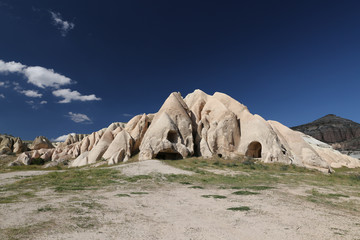Fototapeta na wymiar Rock Formations in Cappadocia