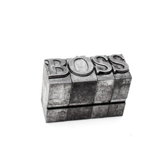 boss word, letterpress
