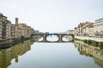 Fototapeta na wymiar Ponte Santa Trinita Florence