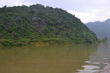 Fototapeta na wymiar river in vietnam