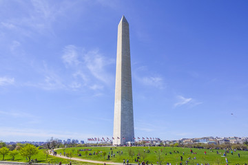 Fototapeta na wymiar Famous Obelisk- the Washington Monument